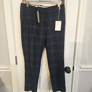 NWT Women's J. Crew Plaid Pants